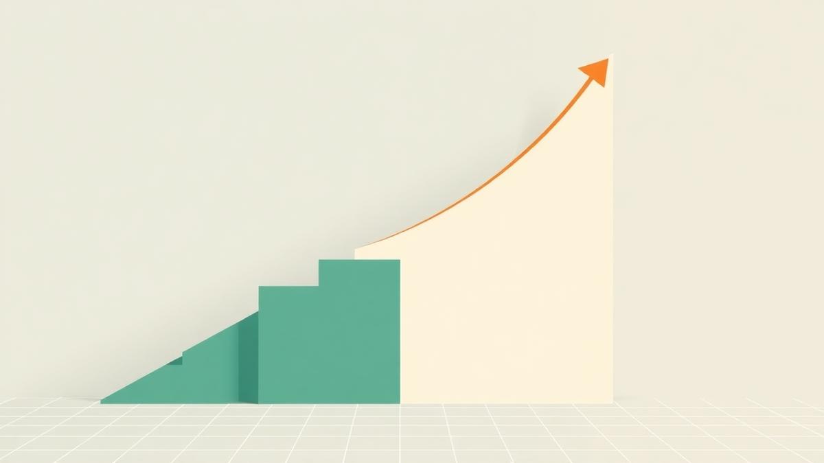 Illustration representing organic search growth for a B2B furniture manufacturer