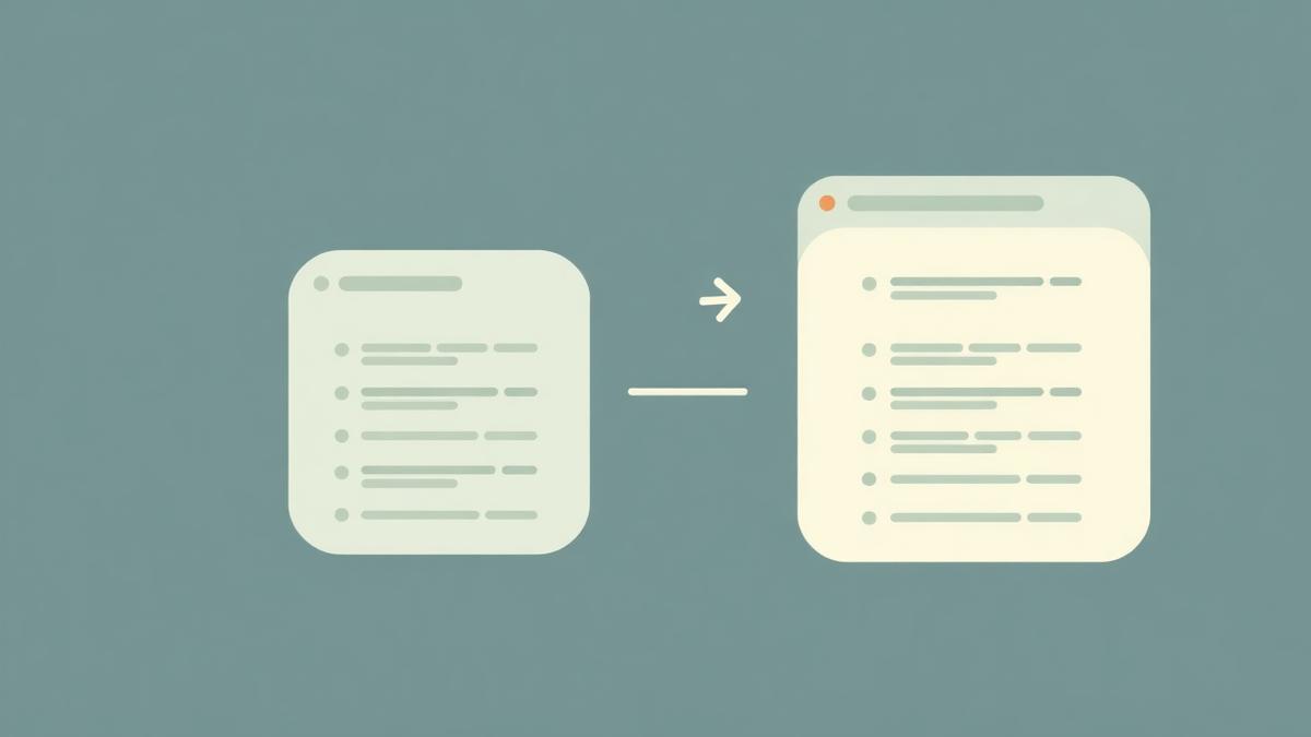 Icons representing search ranking improvement from page two to page one